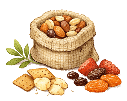 素材系のおやつ