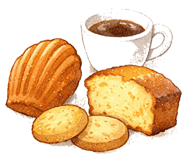 シンプルな焼き菓子